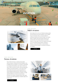 ARG aviation pages for M&S Aviators and Nexus Aviation