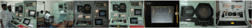 GSA4 Gun Console Simulator physical console and display environment