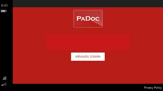 Sanitized PADOC login screen
